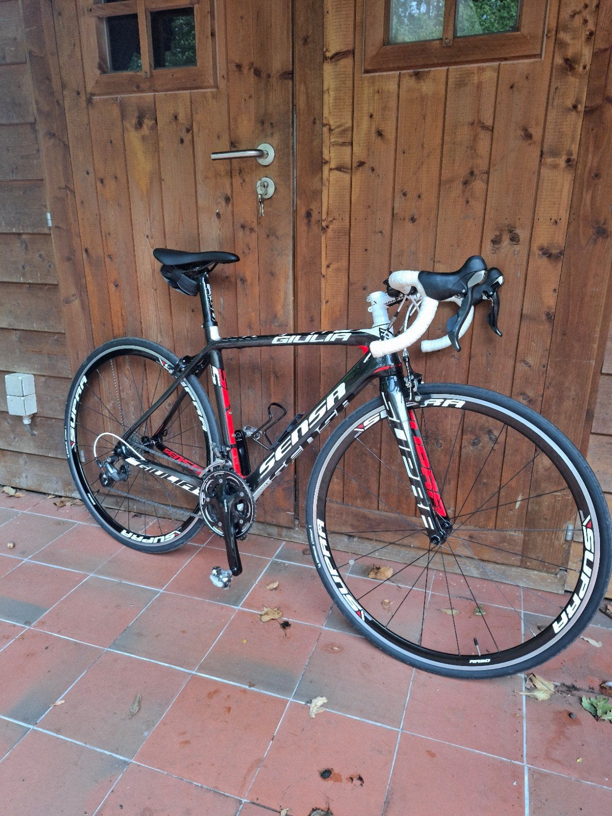 Sensa Giulia Carbon Racefiets – Maat 50, Vélos & Vélomoteurs, Enlèvement, Carbone