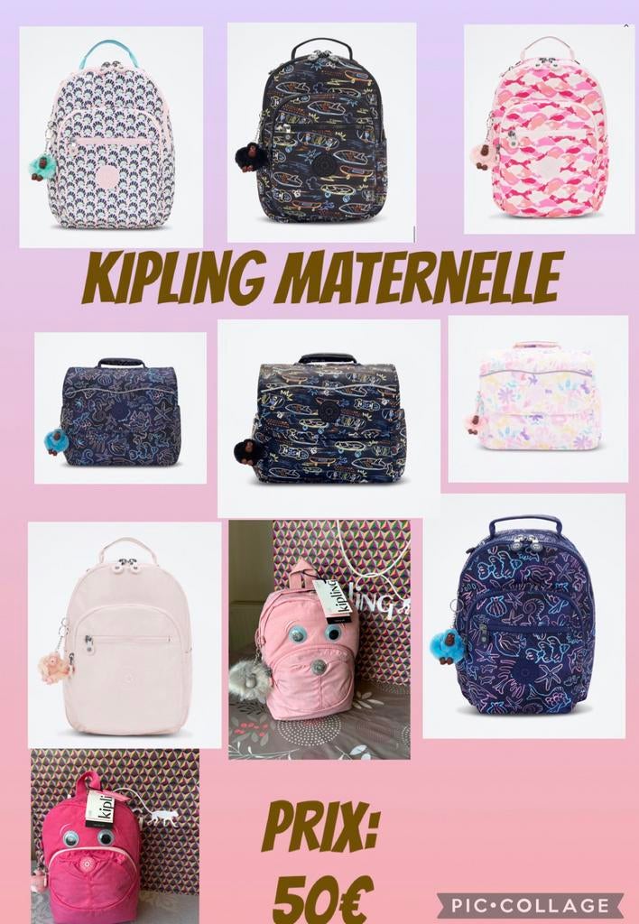 Kipling maternelle, Enlèvement ou Envoi, Neuf, Sac à dos