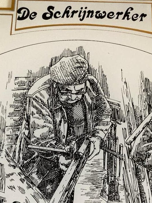 Kader ‘de schrijnwerker’, Antiek en Kunst, Ophalen