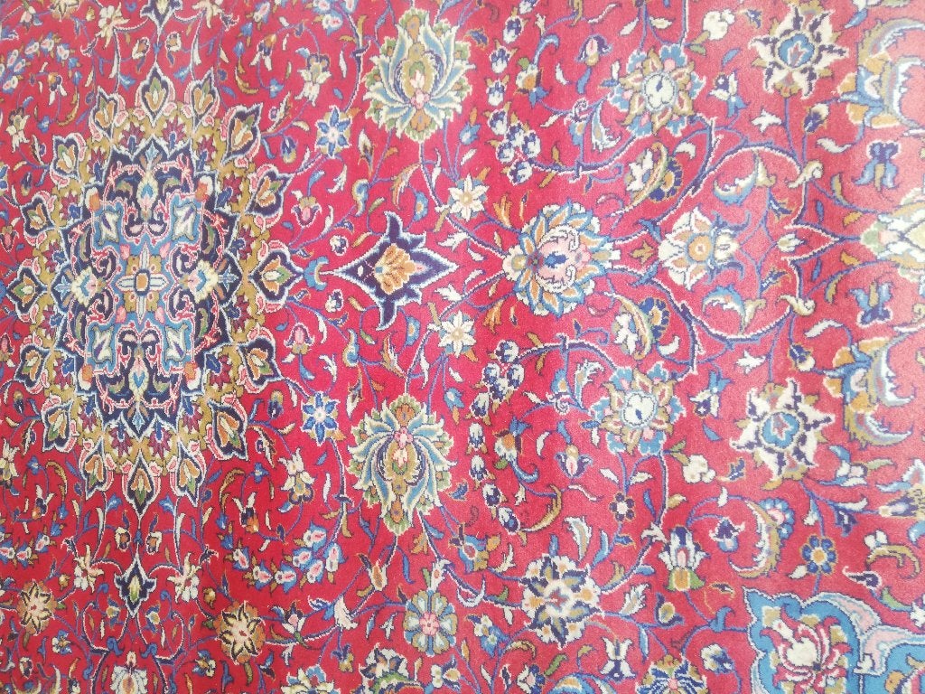 Handgeknoopt tapijt van 3,5 op 2,5m, Maison & Meubles, Ameublement | Tapis & Moquettes, 200 cm ou plus, Enlèvement, Utilisé, Rectangulaire