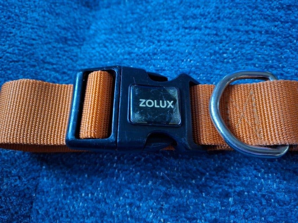ZOLUX brede hondenhalsband, Dieren en Toebehoren, Verzenden, Gebruikt