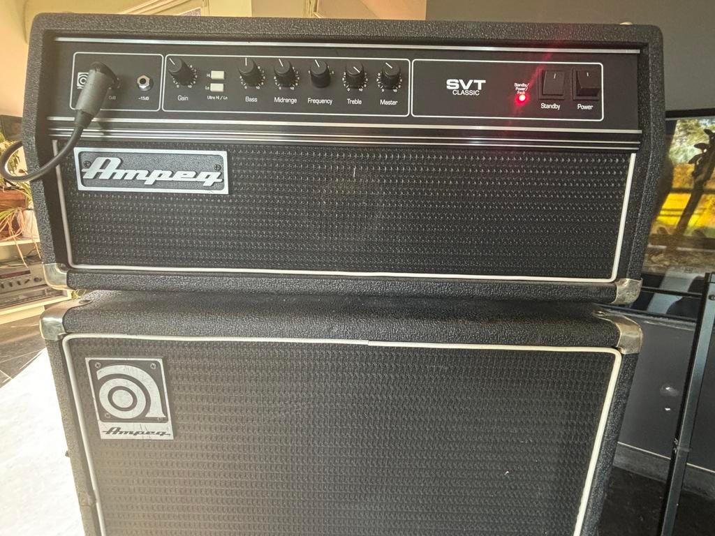 Ampeg SVT Classic Head usa, Muziek en Instrumenten, Ophalen, Gebruikt, Basgitaar, 100 watt of meer