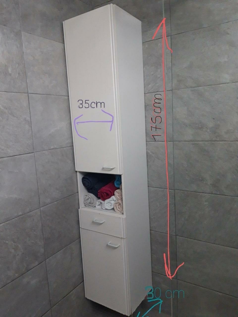 opbergkast voor de badkamer, Doe-het-zelf en Bouw, Ophalen, Gebruikt, Overige typen