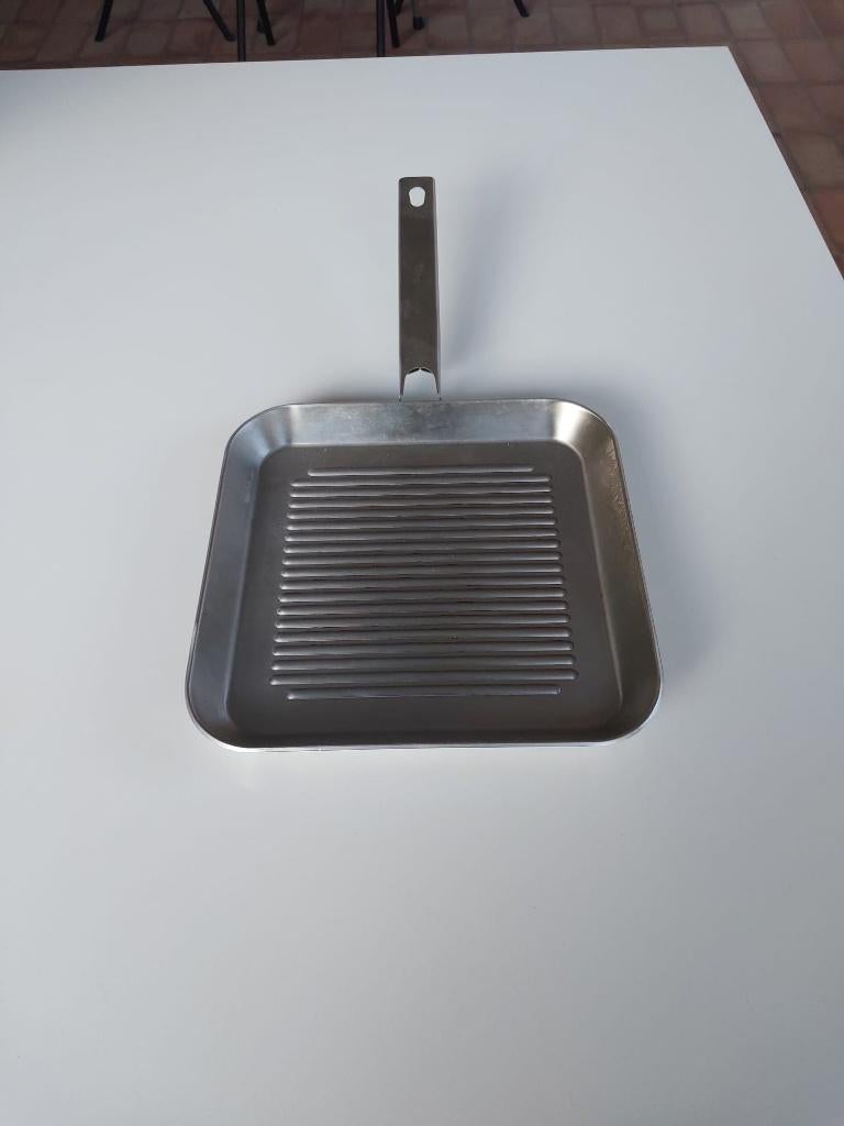 Grillpan Demeyere, Ophalen, Inox, Zo goed als nieuw, Keramische plaat