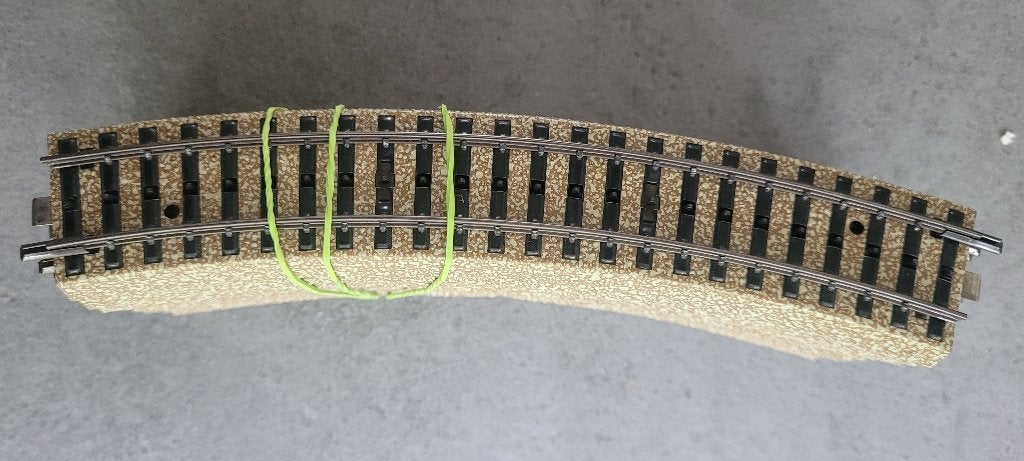 Rails courbes Marklin 5100, Gelijkstroom, Rails, Ophalen of Verzenden, Zo goed als nieuw