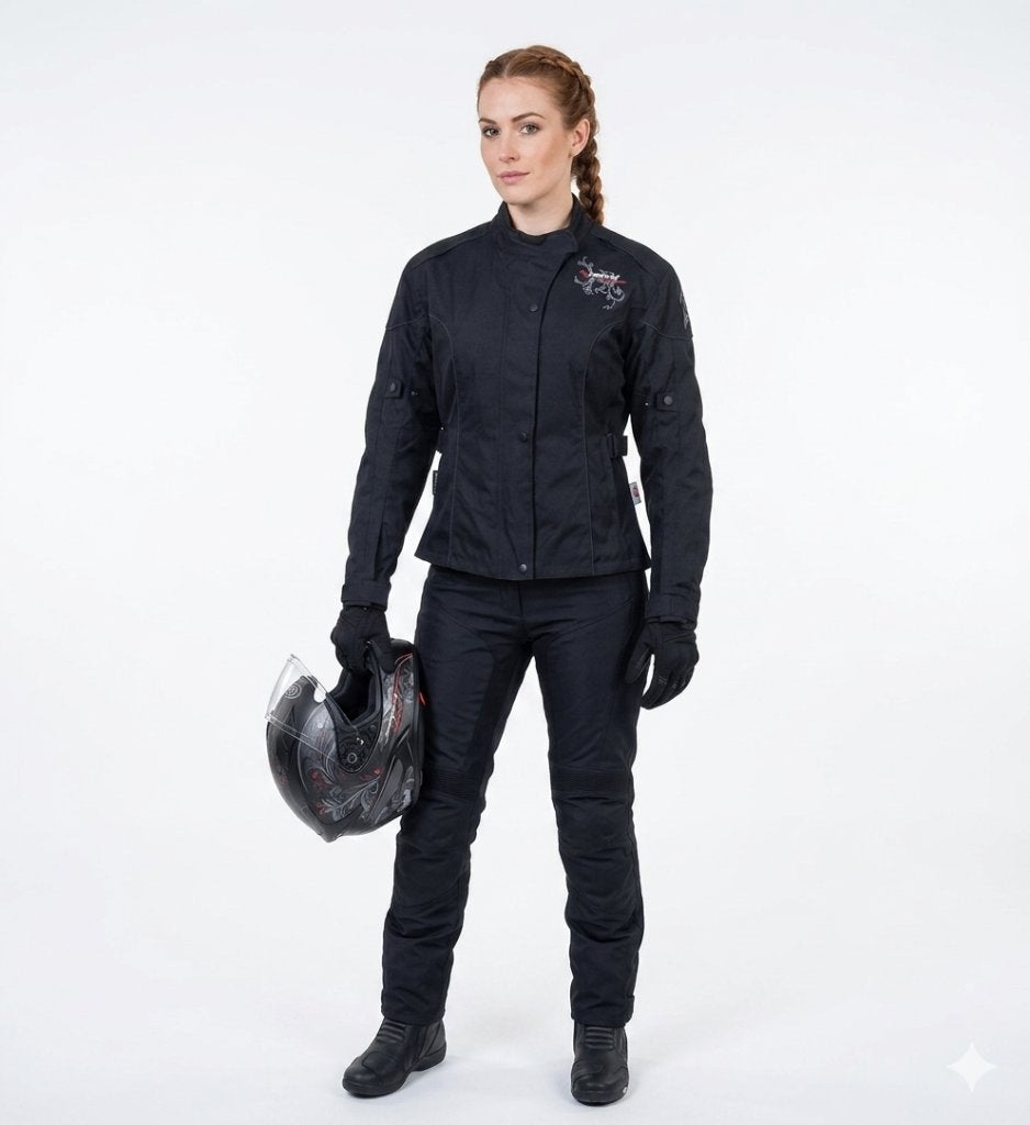 veste de moto textile cordura CE protecteurs neuf femme, Envoi, Neuf, avec ticket, Femmes, Manteau | tissu