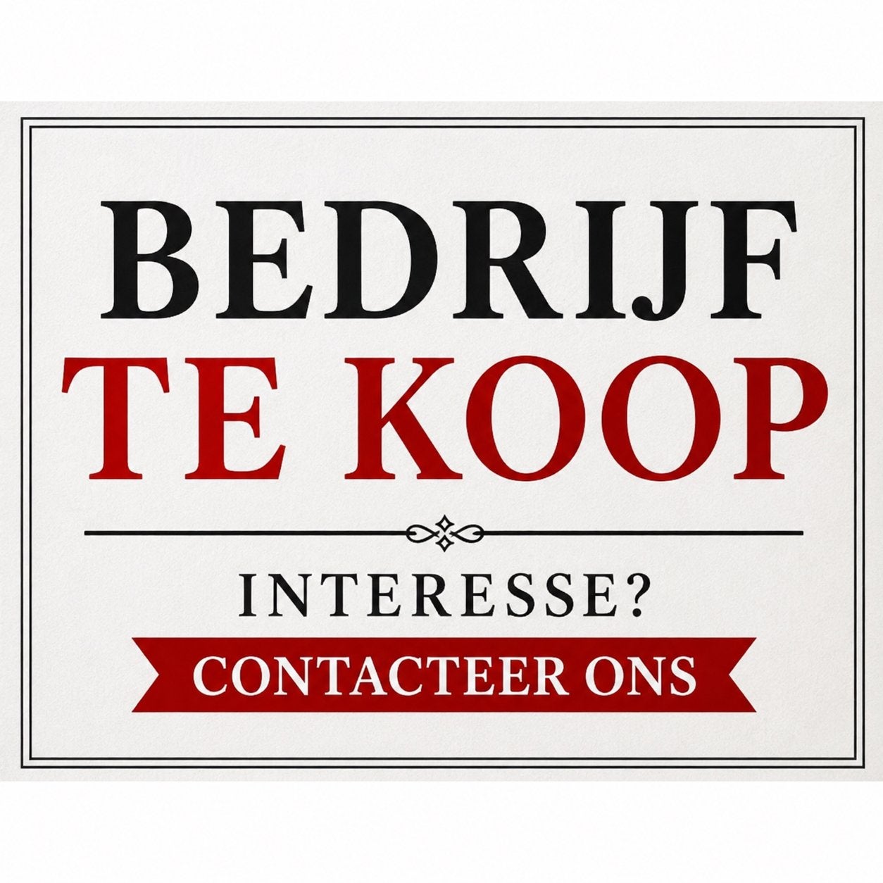 Bedrijf met bestaand klantenbestand tekoopMooie overnamekans, Immo, Op zoek naar een appartement
