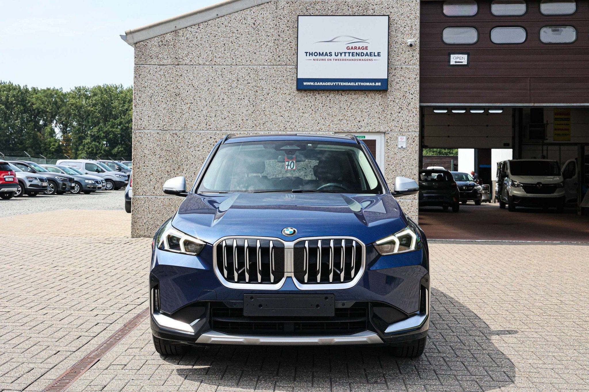 BMW X1 STUUR+ZETELVERWARMING*LEDER*NAVIGATIE*ACHTERUITRIJCAM, Autos, BMW, Achat, 139 g/km, Euro 6, Entreprise
