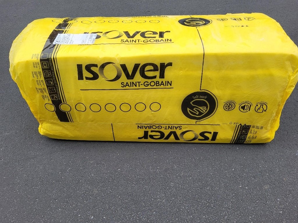 Volledig pak akoestische glaswolisolatie Isover 5cm dik, Doe-het-zelf en Bouw, Isolatie en Afdichting, Ophalen, 4 tot 8 cm, Nieuw