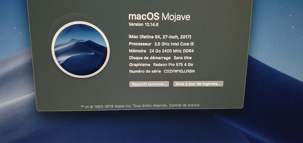 iMac (Retina 5K, 27 pouces, 2017)  - complet, Informatique & Logiciels, Apple Desktops, SSD, IMac, 4 Ghz ou plus, Enlèvement