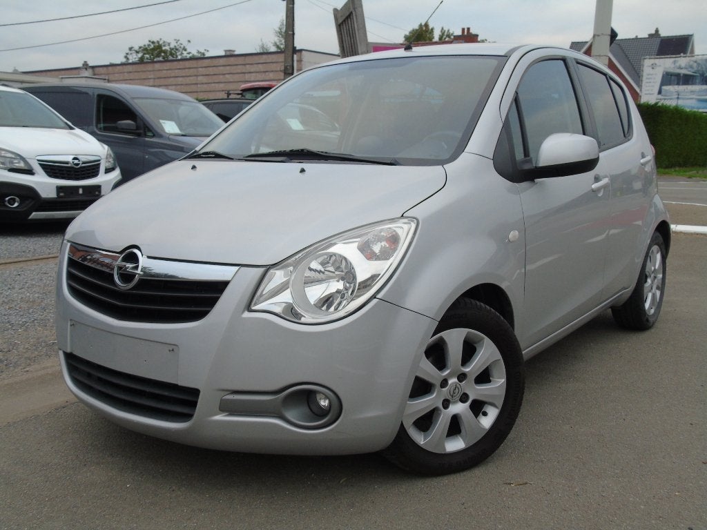 Opel Agila 1.0i Benzine *2009 *Airco *SLECHTS 68.000 Km, Voorwielaandrijving, Stof, Zwart, 48 kW