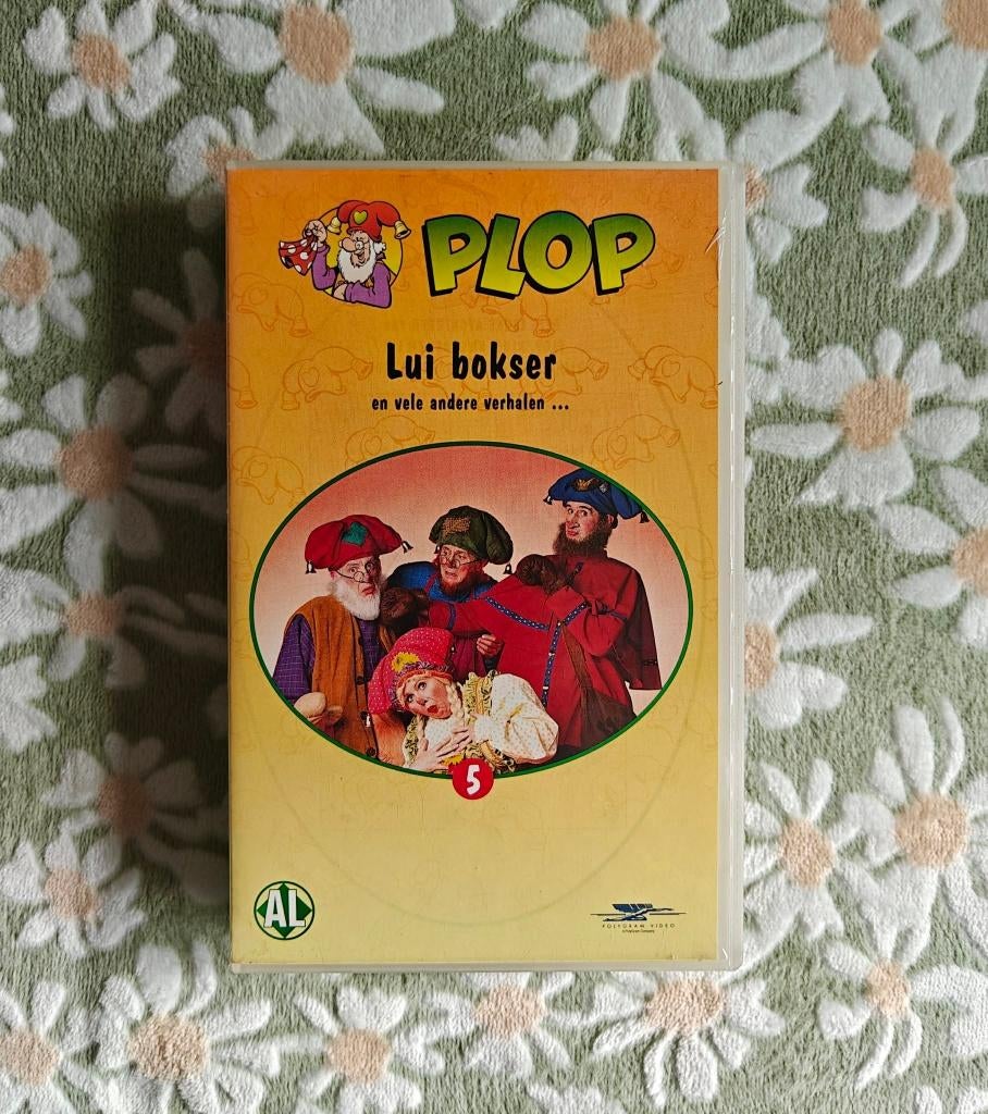VHS - Plop - Lui Bokser - Vintage - €7, Tous les âges, Enlèvement, Utilisé, Dessin animé