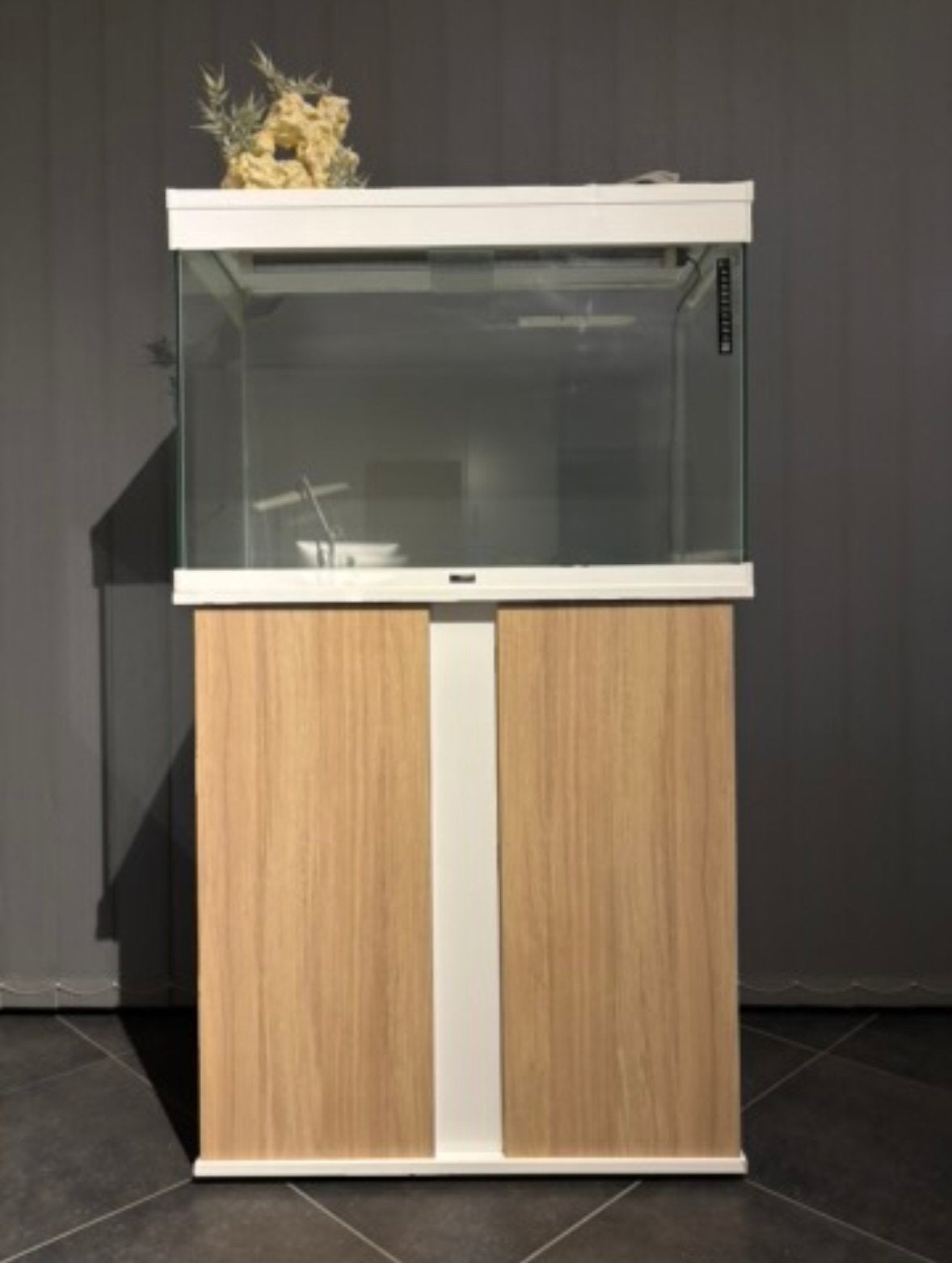 Aquarium 80cm breed met kast, verlichting…Merk Ciano,, Ophalen, Gebruikt, Aquariummeubel, Overige merken