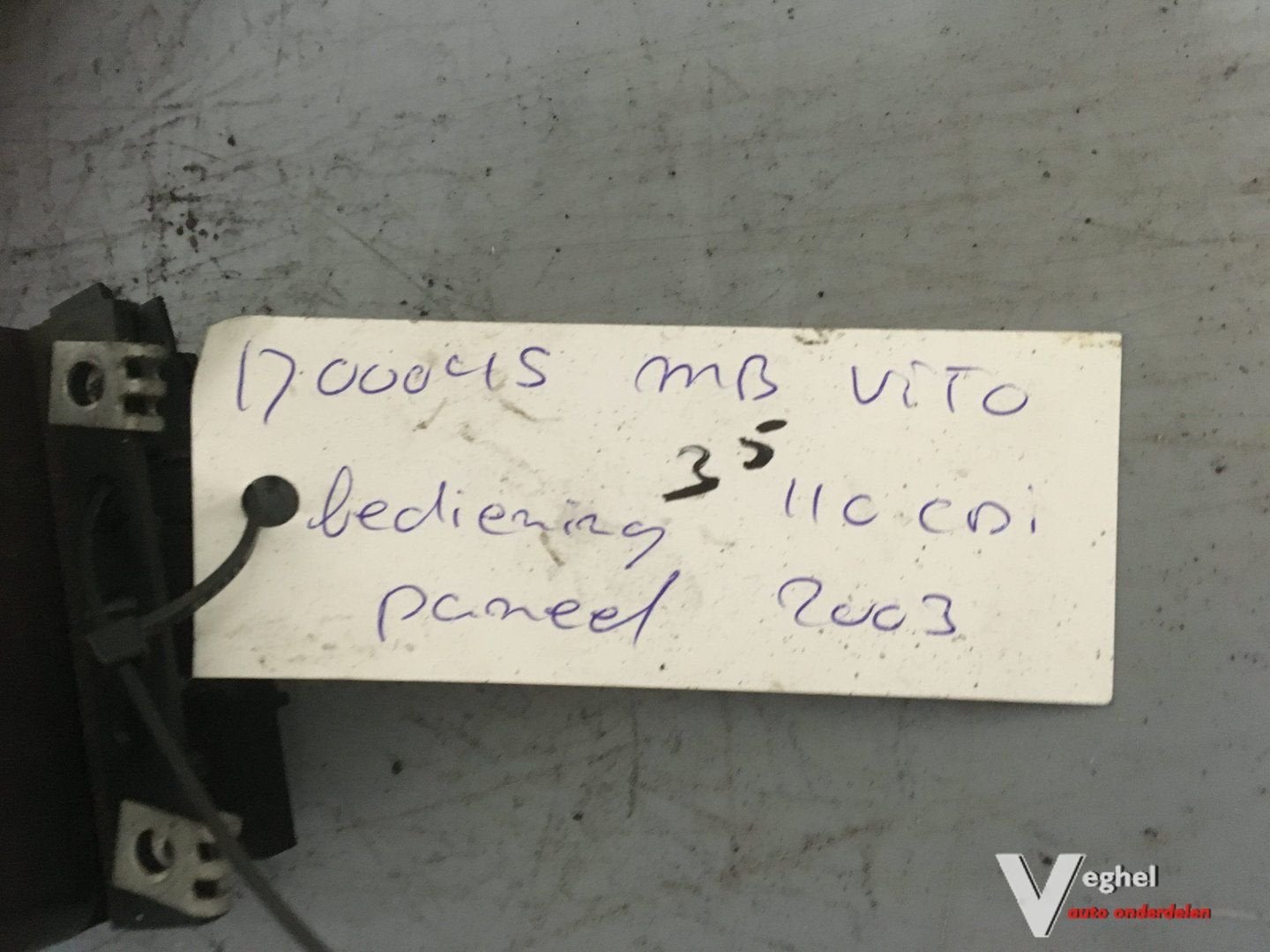 Mercedes Vito 110 cdi kachelbedieningpaneel 2003, Auto-onderdelen, Gebruikt, -, -, Ophalen of Verzenden