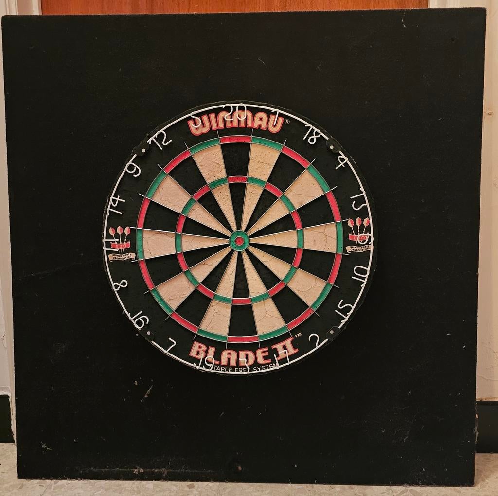 Dartsblok Winmau Blade II, Ophalen