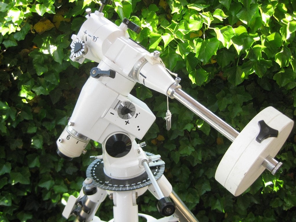 telescoop en toebehoren, TV, Hi-fi & Vidéo, Matériel d'optique | Télescopes, Comme neuf, Télescope réflecteur (miroirs), 80 à 200 mm