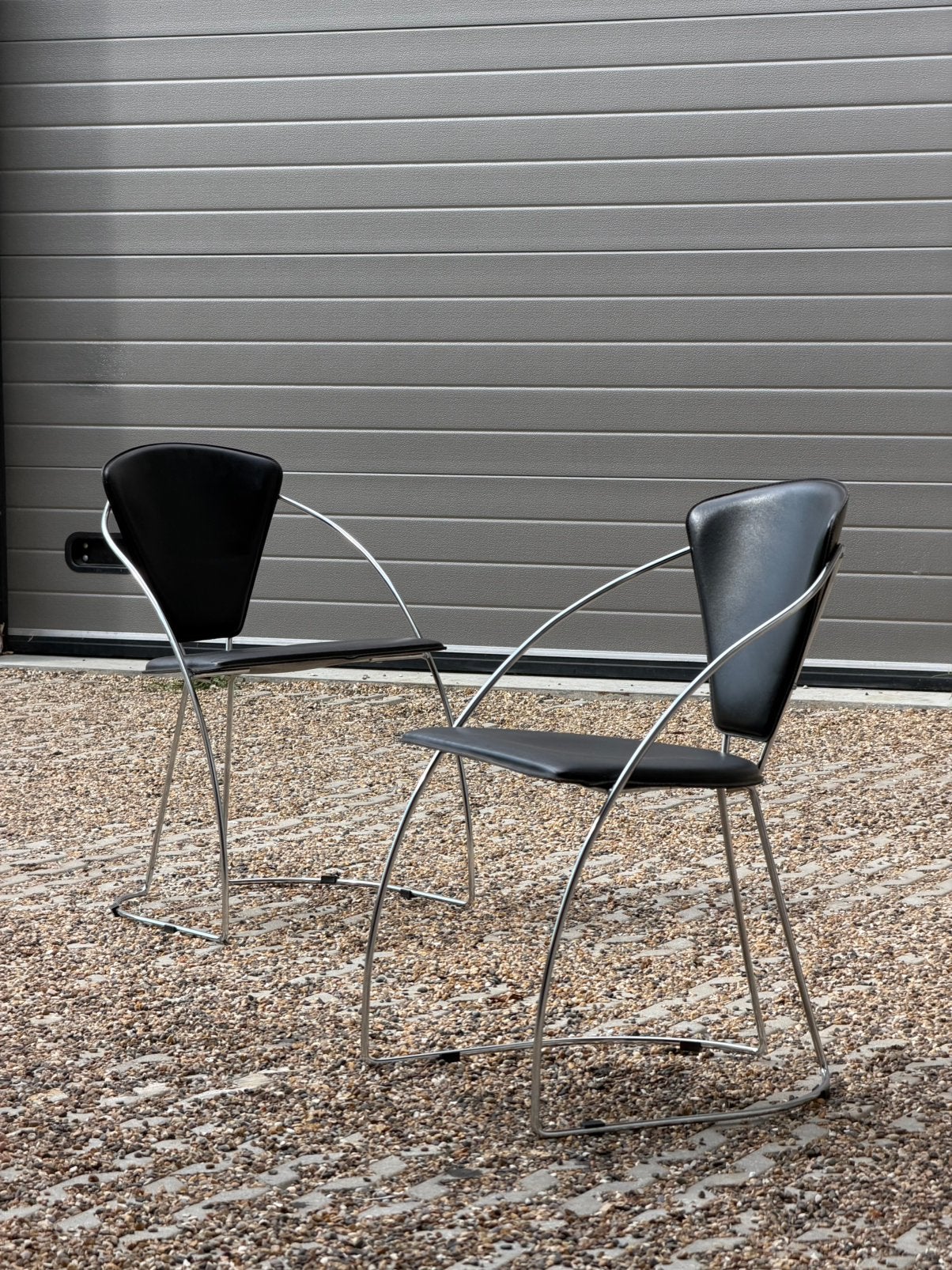 Set van 2 vintage design Italiaanse Arrben stoelen, Enlèvement, Comme neuf