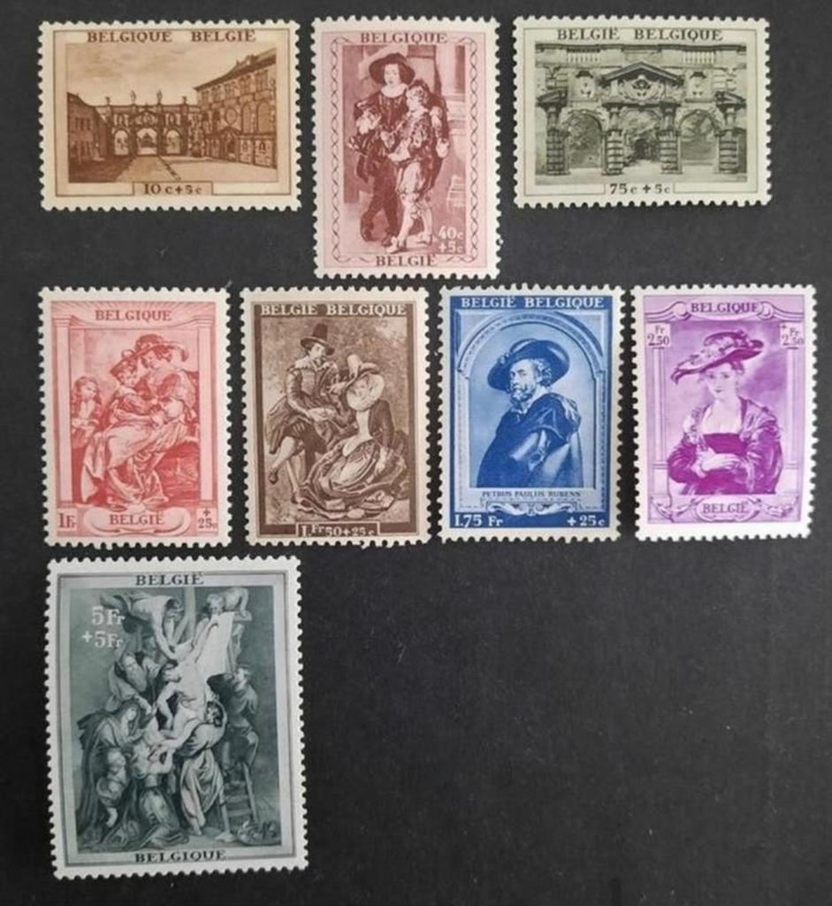 Belgique : COB 504/11 ** Maison Rubens 1939, Sans timbre, Neuf, Enlèvement ou Envoi, Non oblitéré