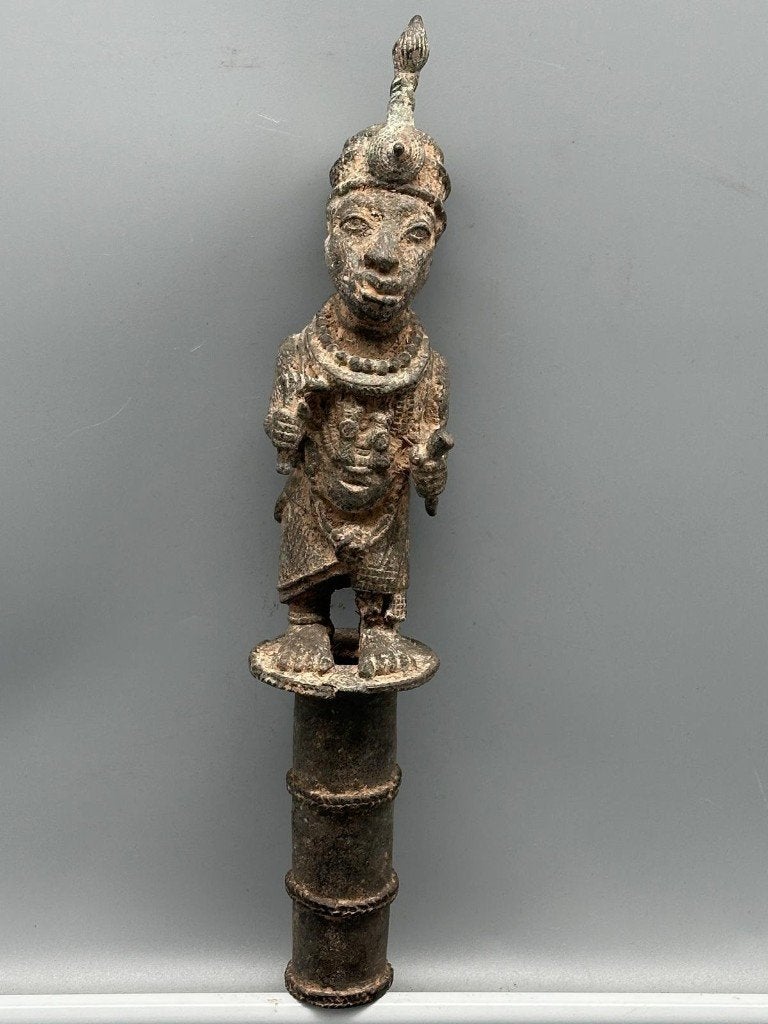 Bâteau royal d'Ife en bronze, Antiquités & Art, Art | Art non-occidental, Enlèvement ou Envoi