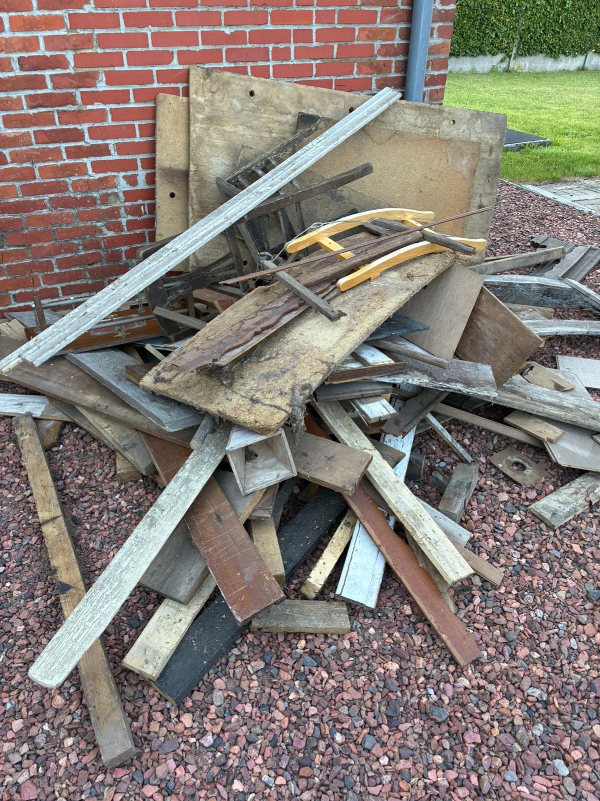 Afvalhout, Doe-het-zelf en Bouw, Hout en Planken, Ophalen