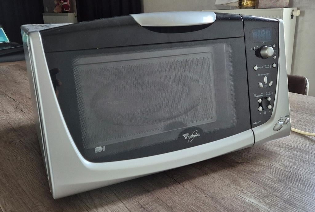 Four à micro-ondes Combi Whirlpool, Electroménager, Croustillant, Comme neuf, Enlèvement, Four à micro-ondes combiné