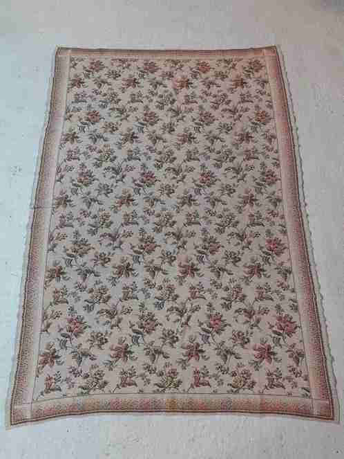Grand foulard antiek dessin bloemen 175/125 cm, Ophalen of Verzenden, Gebruikt