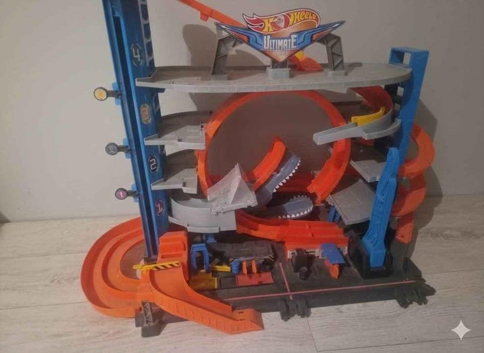 circuit hot wheels, Kinderen en Baby's, Ophalen, Opwindmechanisme, Hot Wheels, Met looping