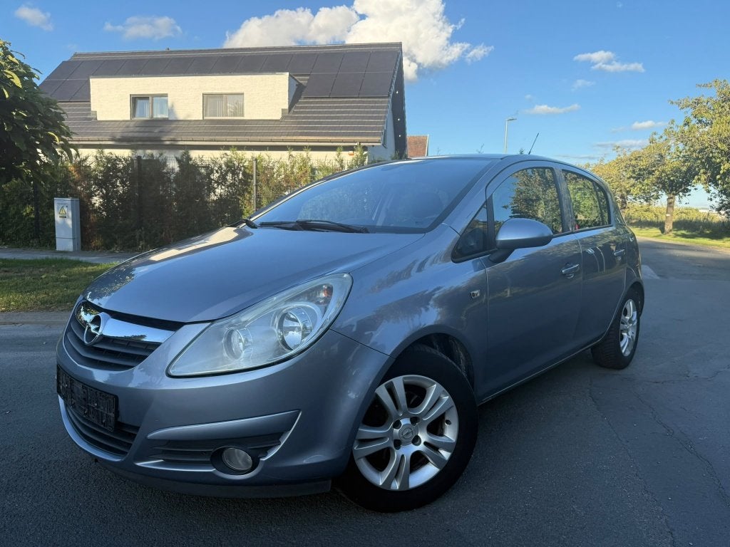 OPEL CORSA 1.4 16v /BENZINE/AIRCO/5DEURS/TOPSTAAT, Système audio, Argent ou Gris, Boîte manuelle, 5 portes