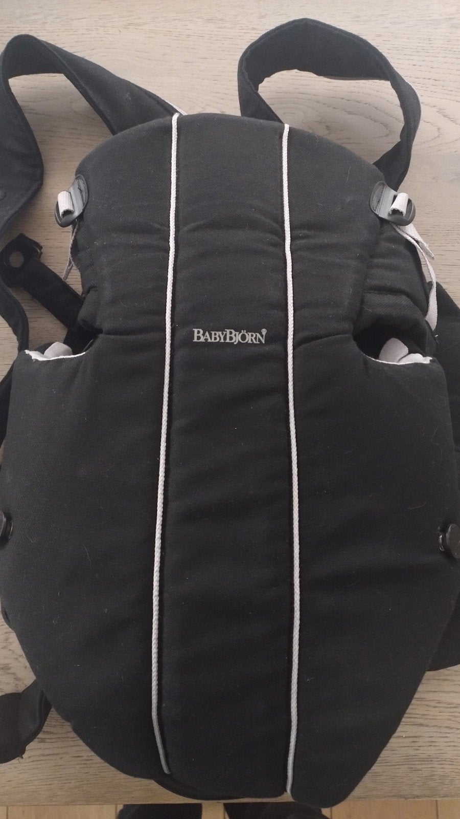 BabyBjörn Baby Carrier Active – Zwart / Zilver, Kinderen en Baby's, Ophalen, Draagzak