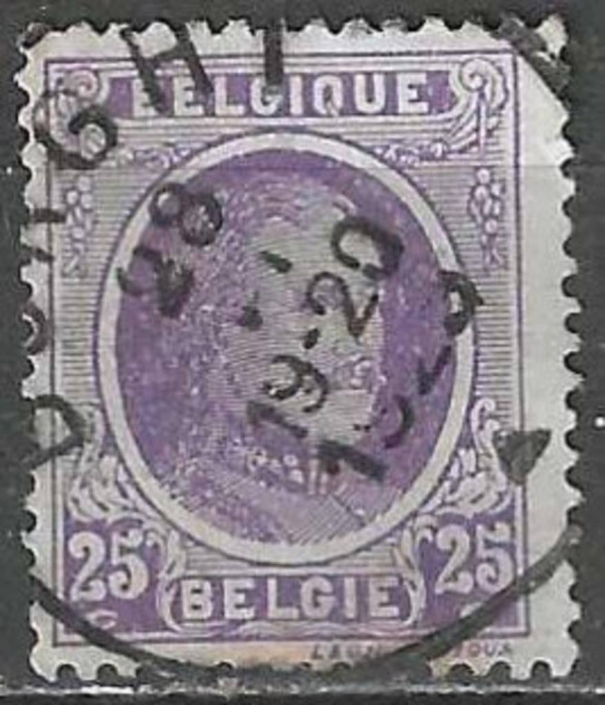 Belgie 1921/1927 - Yvert/OBP 197 - Koning Albert I. (ST), Verzenden, Gestempeld, Gestempeld, Koninklijk huis