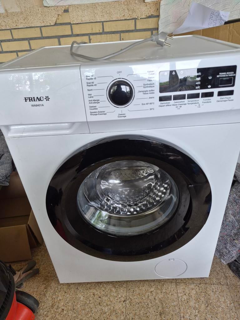 Friac wasmachine 7 kg, Ophalen