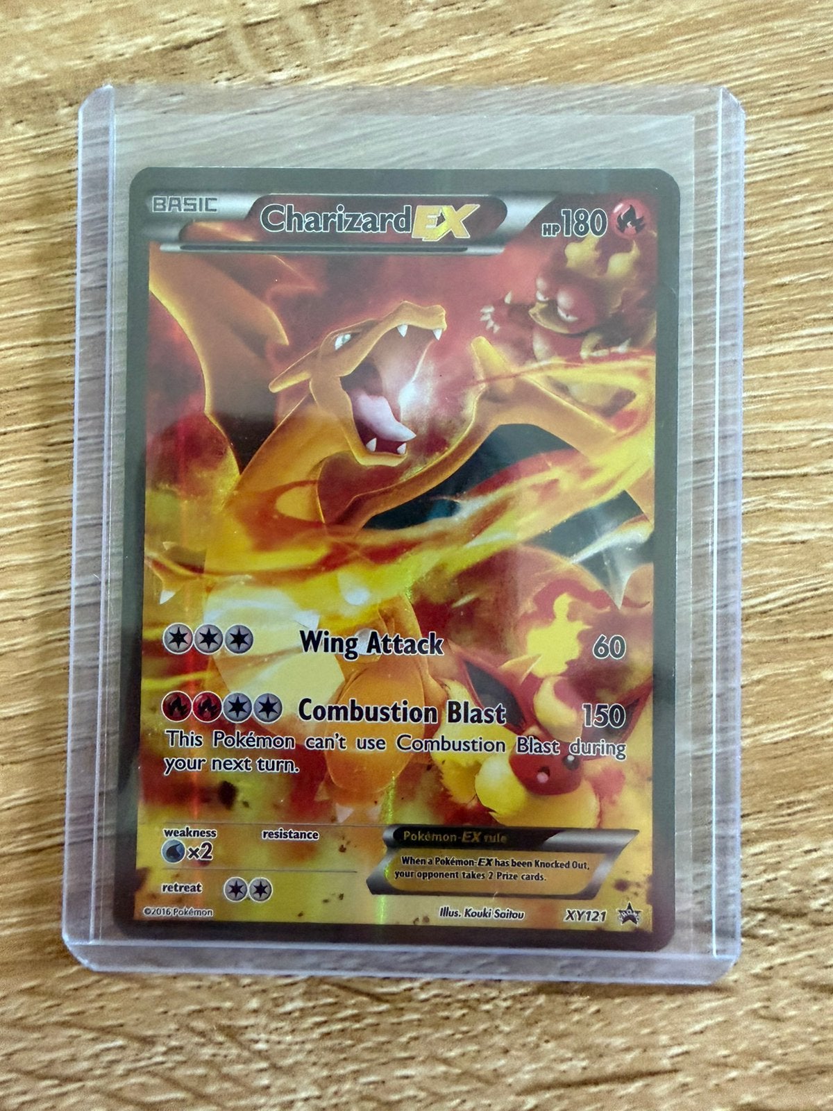 Charizard ex xy121 promo, Ophalen of Verzenden, Zo goed als nieuw