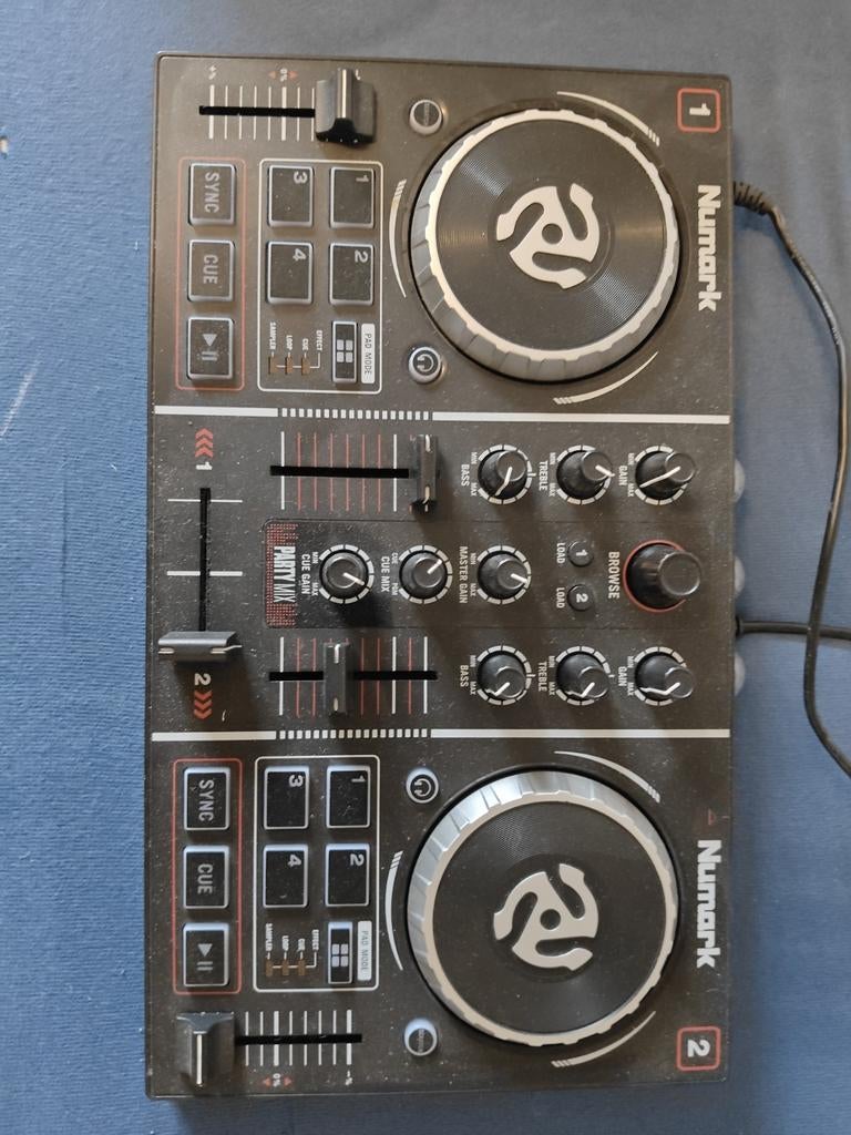 Numark party mix, Ophalen, Numark