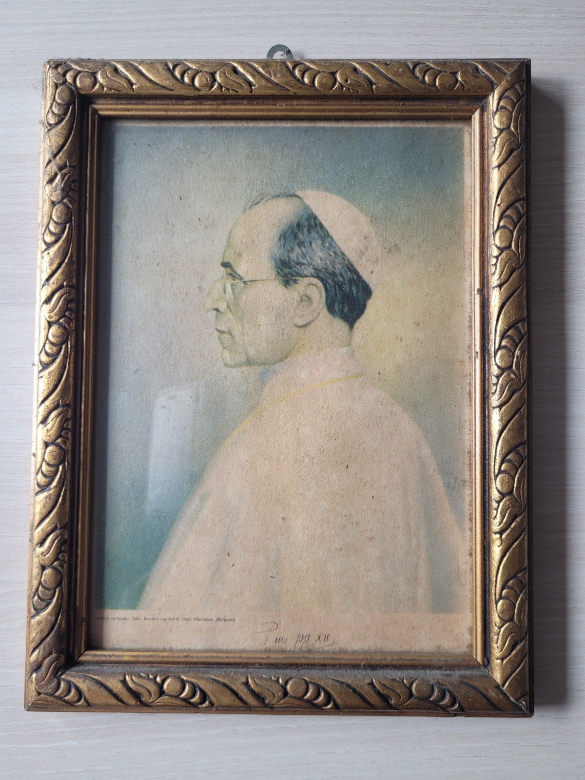 Portret van paus Pius XII, Ophalen