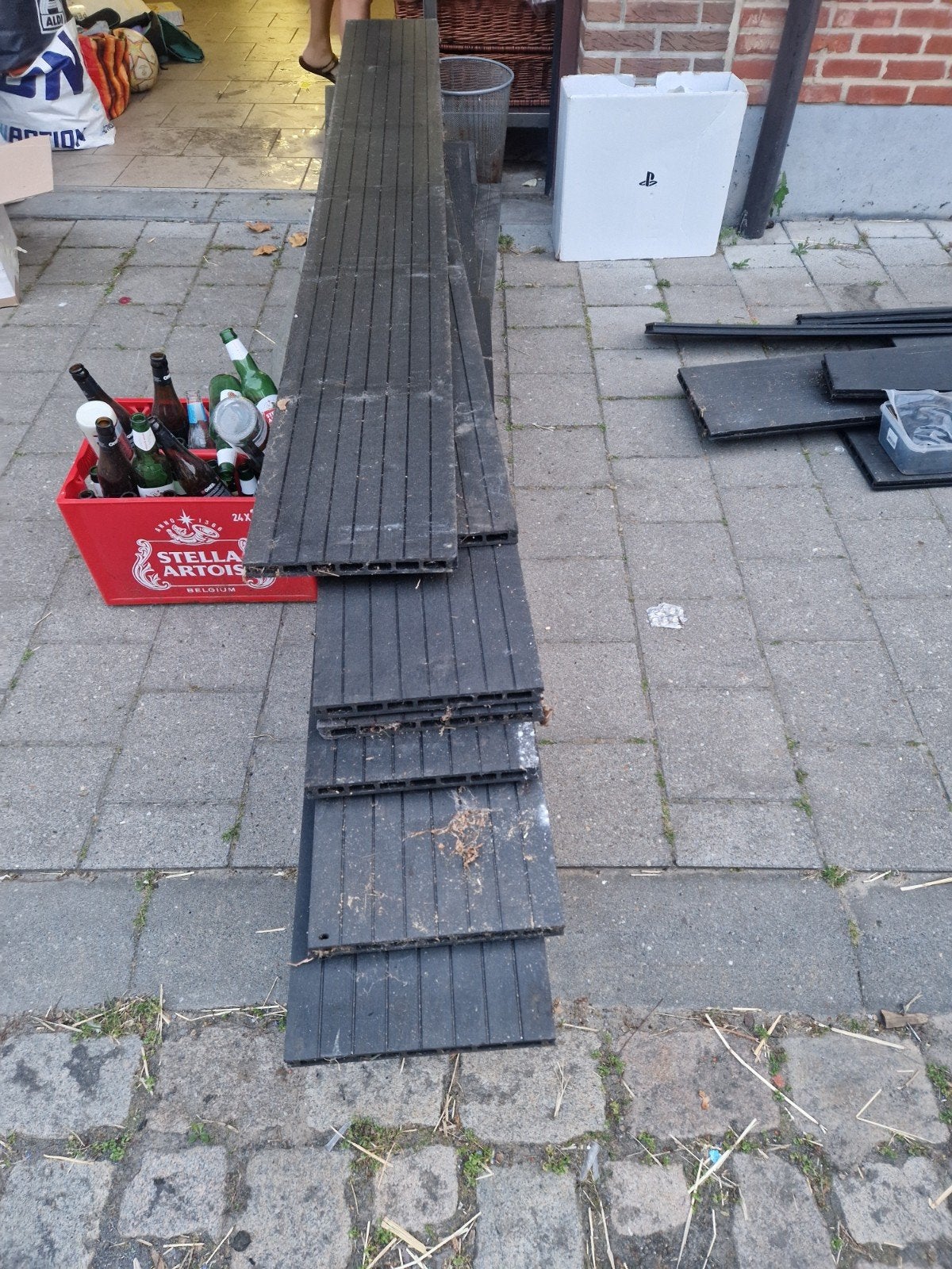 Kunststof terrasplanken, Tuin en Terras, Ophalen, Kunststof