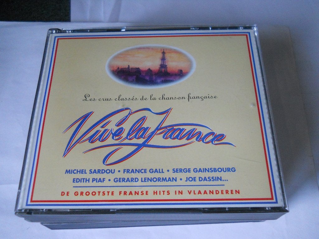 2 CD BOX - VIVE LA FRANCE - RADIO DONNA, Ophalen of Verzenden, Zo goed als nieuw, Verzamelalbum, Pop