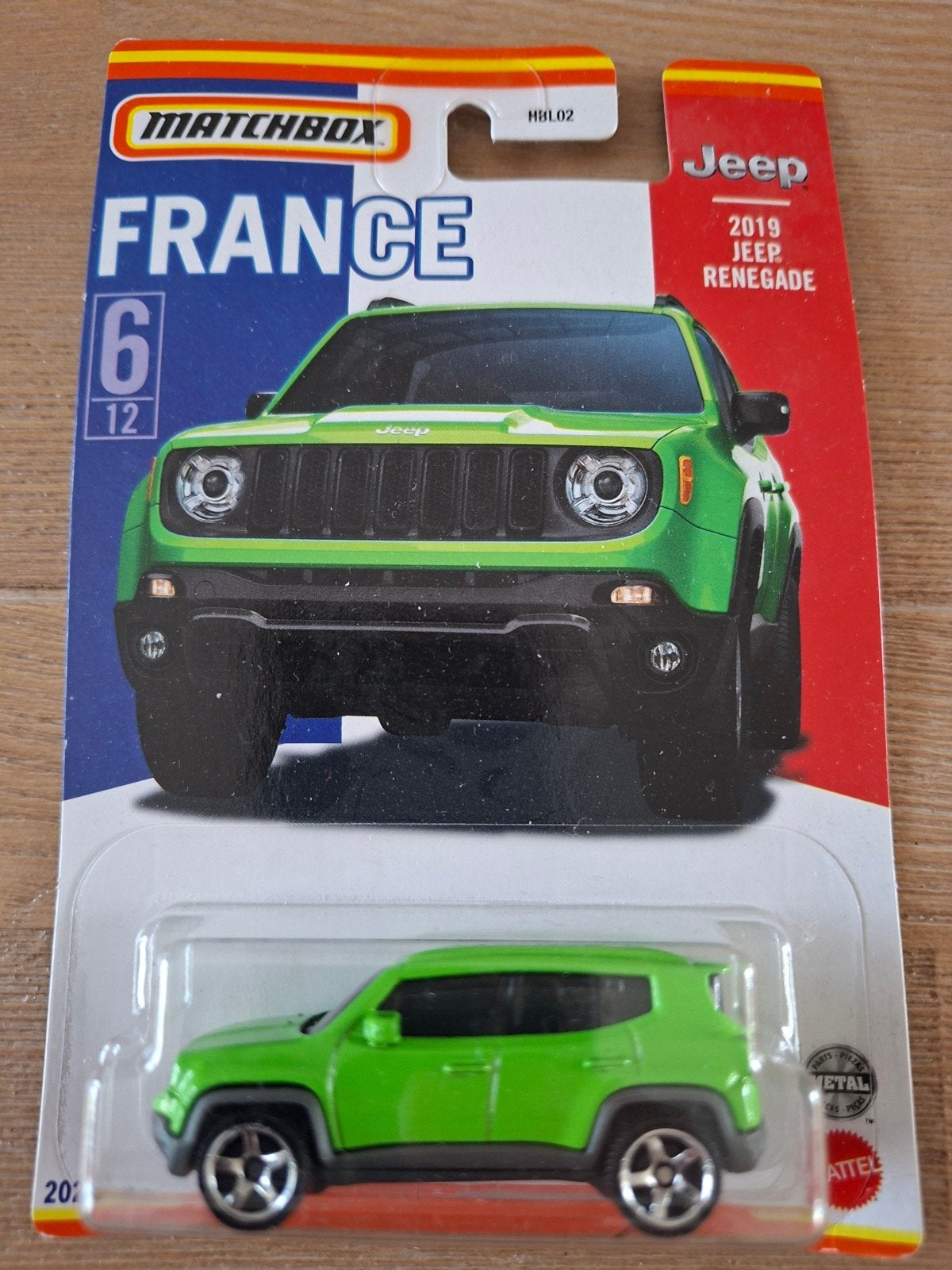 boîte d'allumettes France Jeep Renegade, Enlèvement ou Envoi, Neuf, Voiture