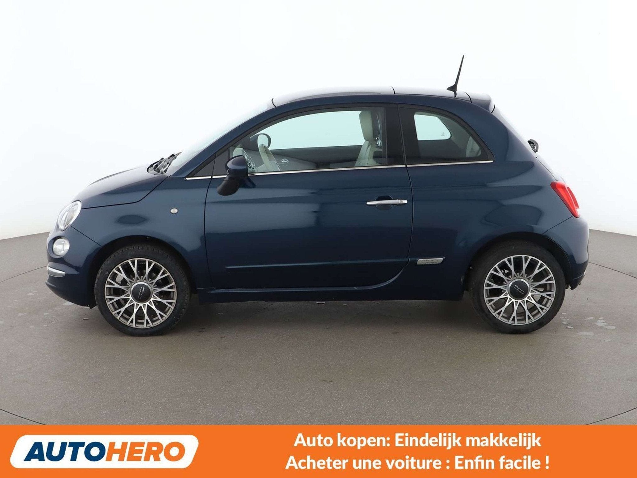 Fiat 500 1.2 Lounge (bj 2017), Auto's, Voorwielaandrijving, Stof, Gebruikt, 1242 cc