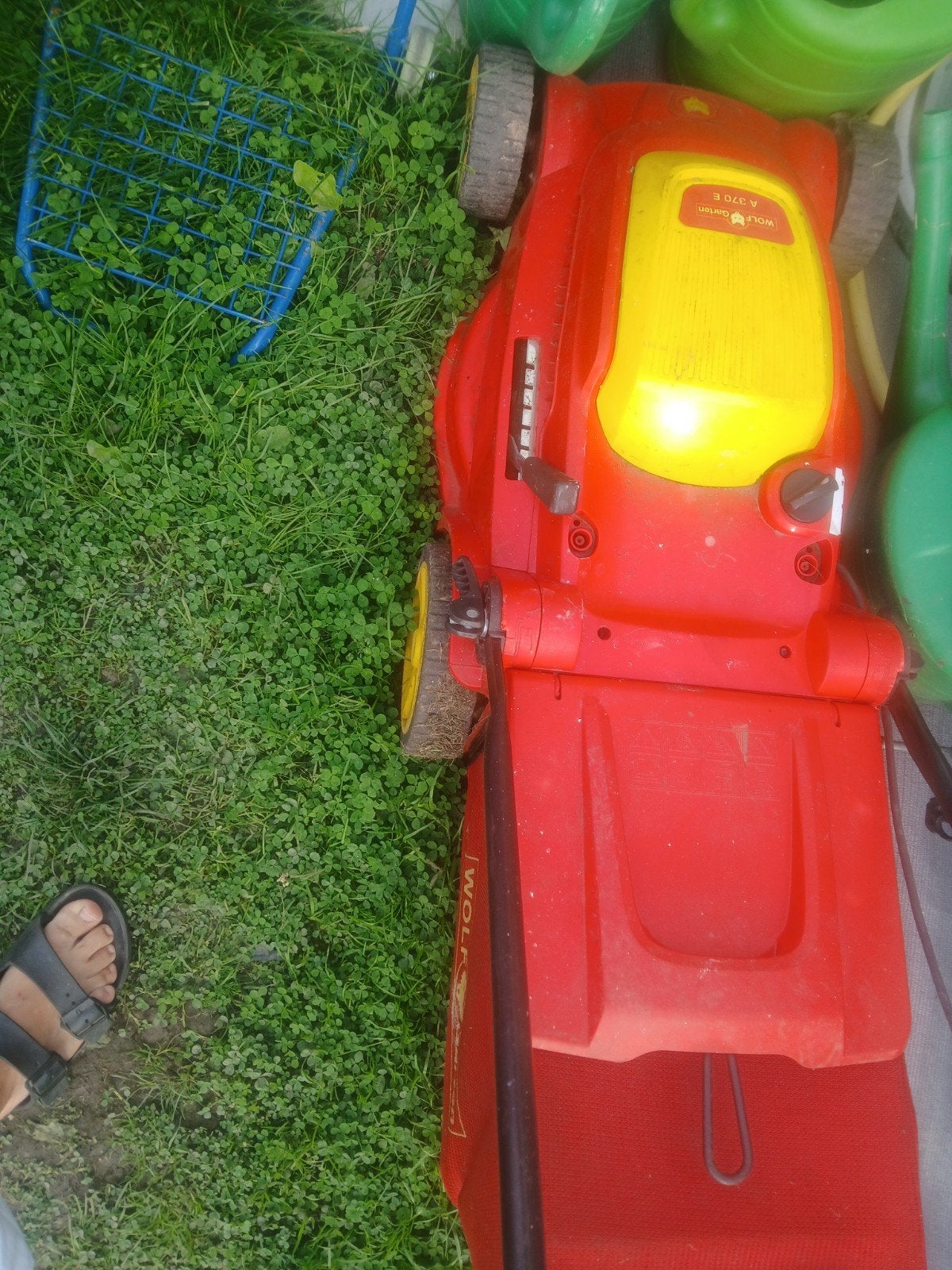 tondeuse  électrique, Enlèvement ou Envoi, Démarrage électrique, Tondeuse rotative, 30 à 39 cm