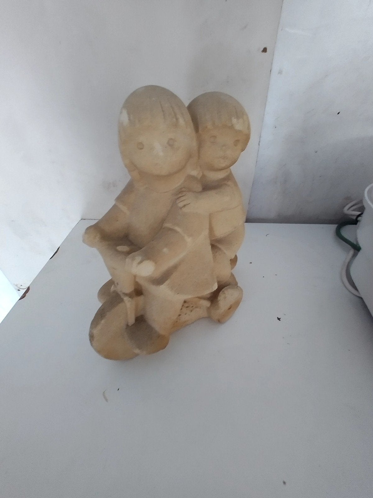 Vintage Marbell – Stone Art Belgium beeldje, Collections, Statues & Figurines, Enlèvement ou Envoi