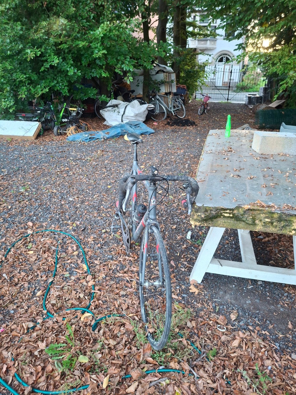 koersfiets, Enlèvement