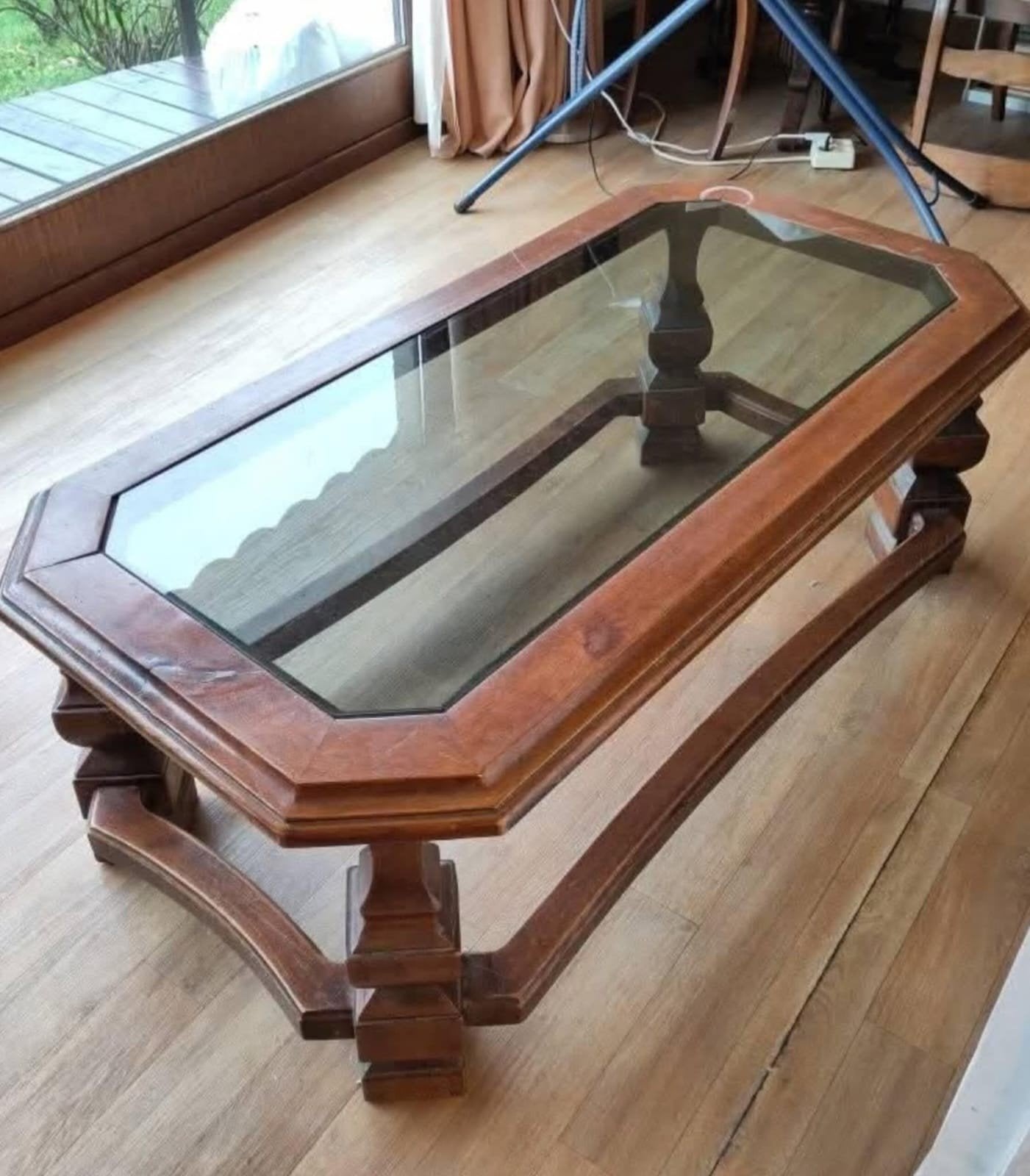 table de salon à donner, Ophalen, Rechthoekig, Eikenhout, 100 tot 150 cm