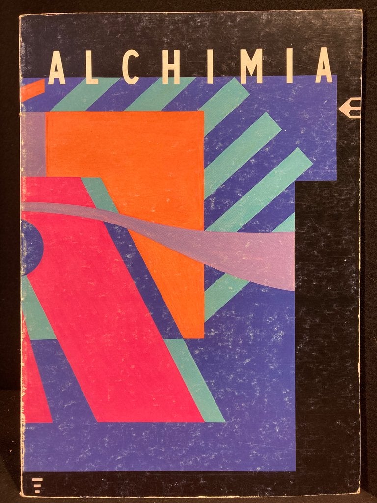 ALCHIMIA , Milano 1985 Eng/Italiaans, Bontempi Pier Carlo, Enlèvement ou Envoi, Comme neuf, Autres sujets/thèmes