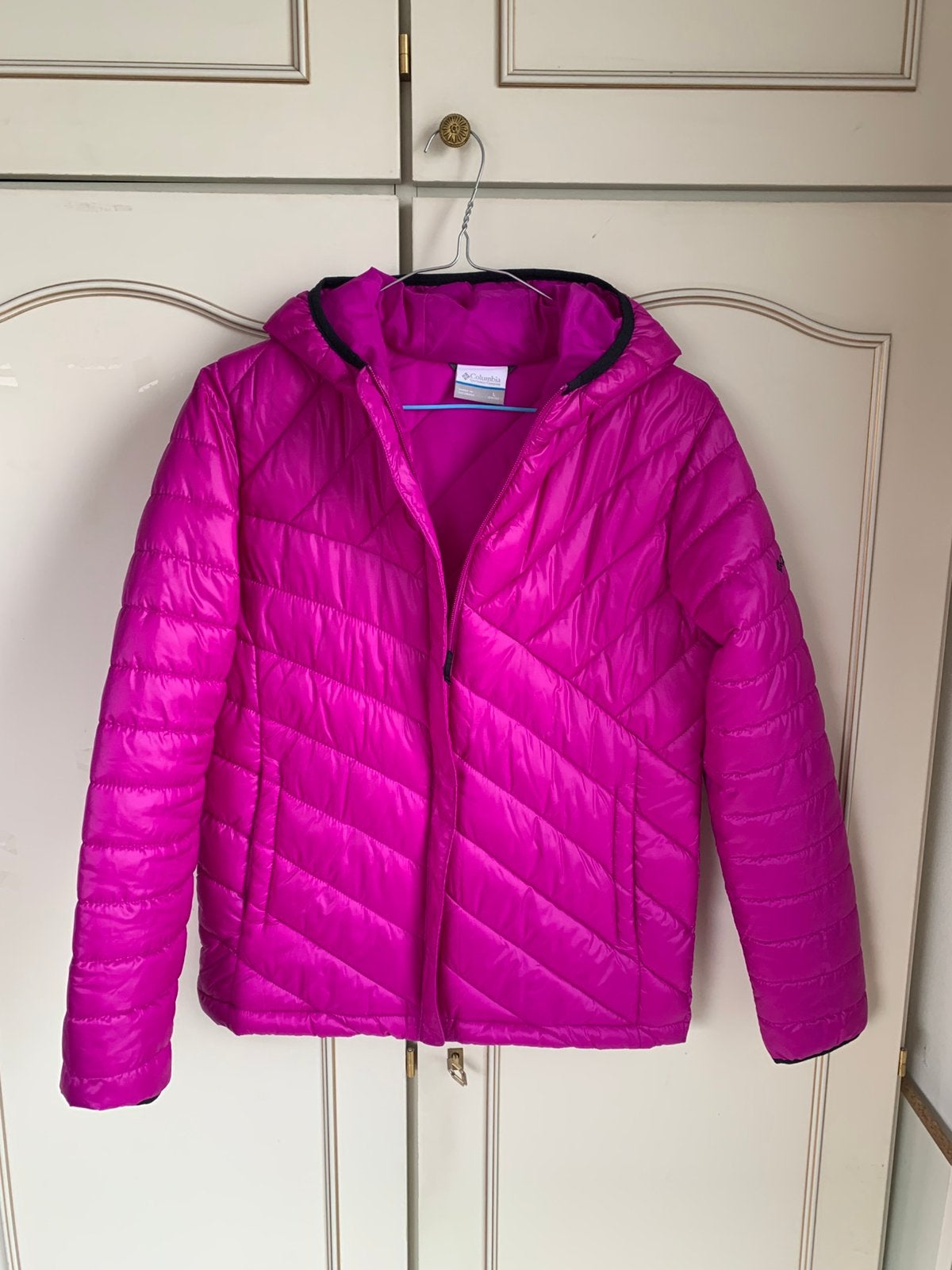 Columbia winterjas – maat L – fuchsia – nieuw, Ophalen, Nieuw, Maat 42/44 (L)