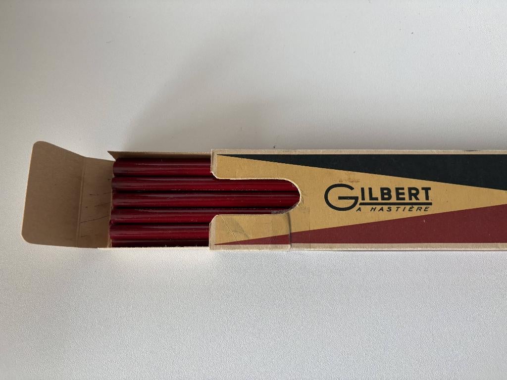 VINTAGE - GILBERT - DOOS MET 11 POTLODEN, Antiek en Kunst, Verzenden
