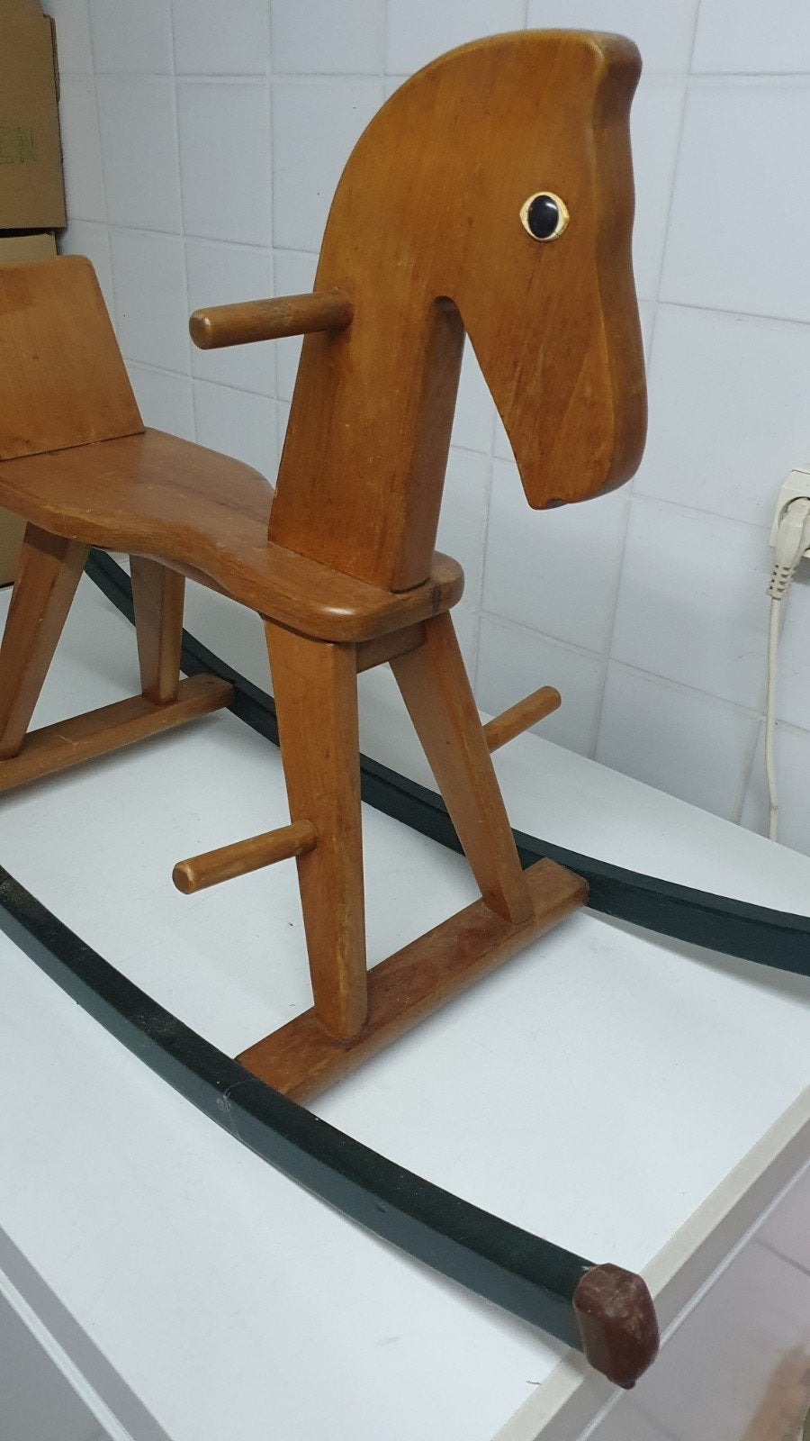 Cheval à bascule en bois Vinted, Enlèvement, Utilisé