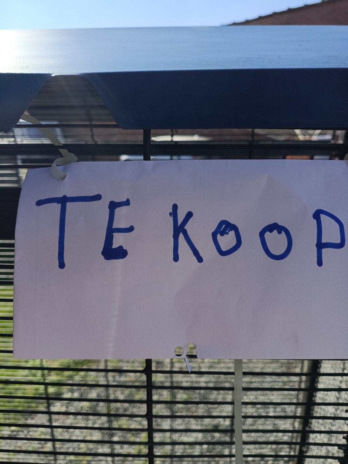 Vogel kooi voor binnen of buiten, Dieren en Toebehoren, Ophalen, Gebruikt, Metaal, Volière