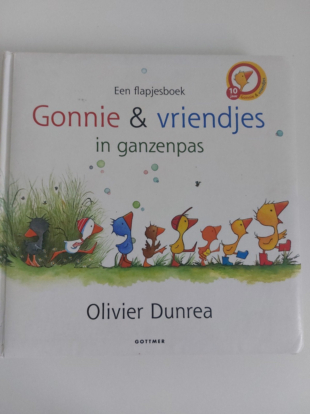 Olivier Dunrea - Gonnie en vriendjes in ganzenpas, Boeken, Kinderboeken | Baby's en Peuters, Ophalen of Verzenden, Olivier Dunrea
