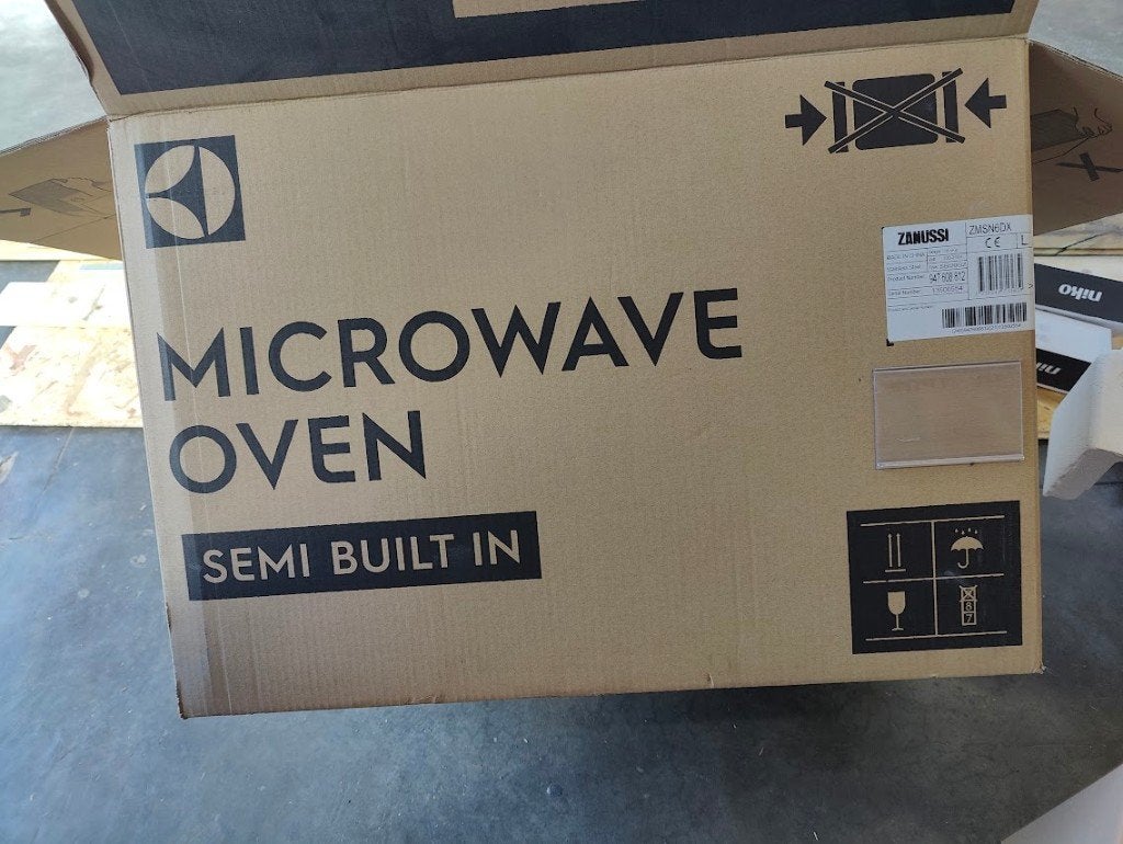 microgolf oven, Elektronische apparatuur, Ophalen, Zanussi, Nieuw, Inbouw