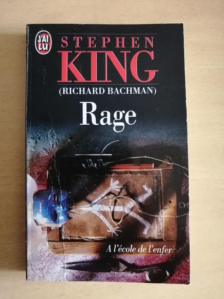 LIVRE RARE : Rage de Stephen King, Enlèvement ou Envoi, STEPHEN KING